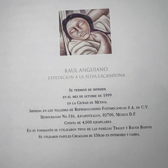 Journal Of Expedition Raul Anguiano Lacandon Jungle Bilingual Hardcover - Picture 15 of 15